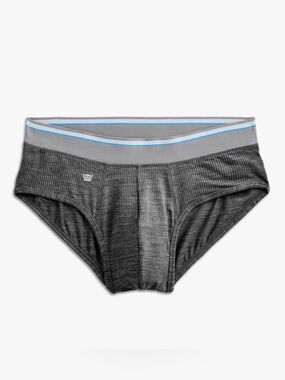 Mack Weldon Airknit Performance Brief Grey Large NWT IN PACKAGE